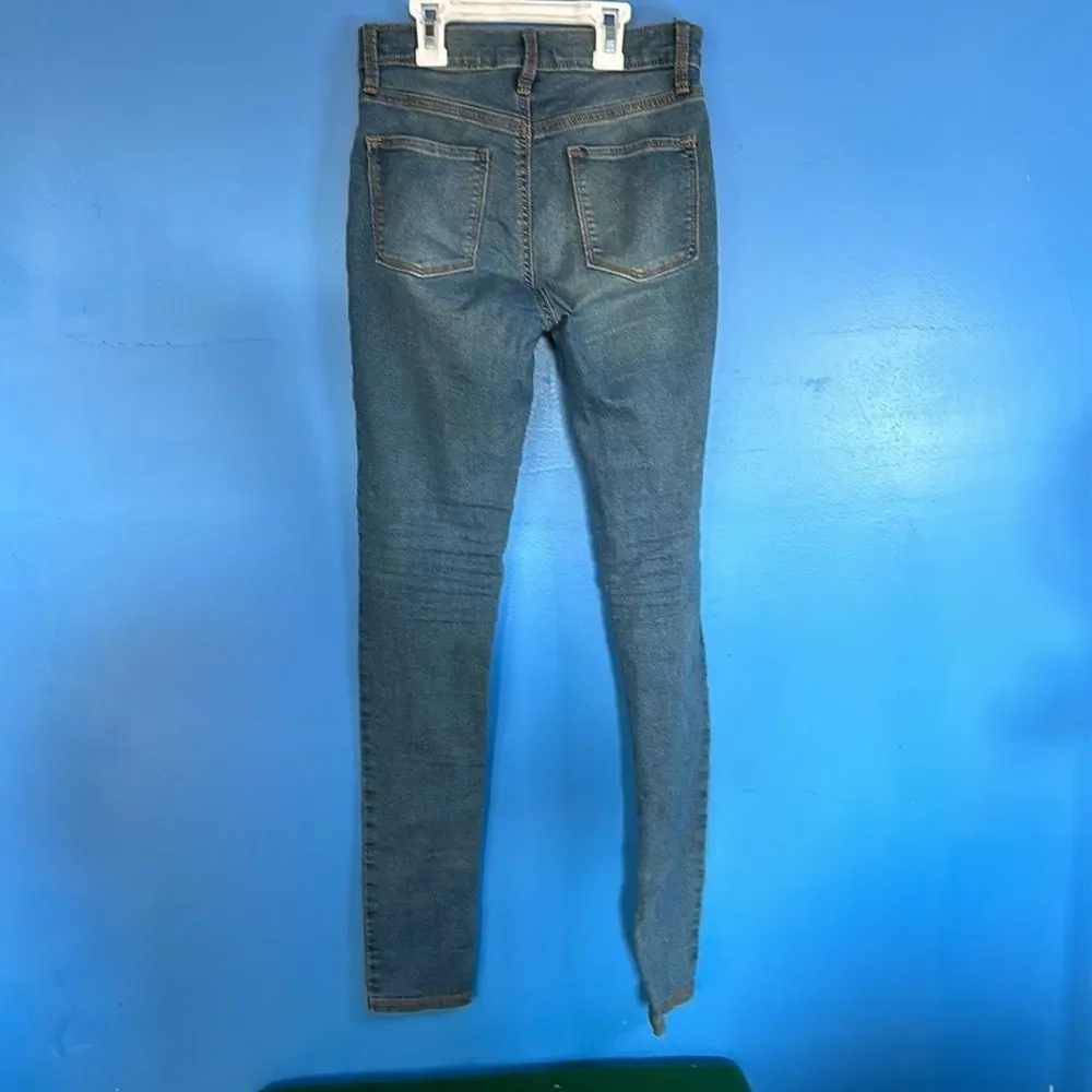 Old Navy Girls Ballerina Jeggings Blue Size 16 Medium Stretch Pull-On Pants